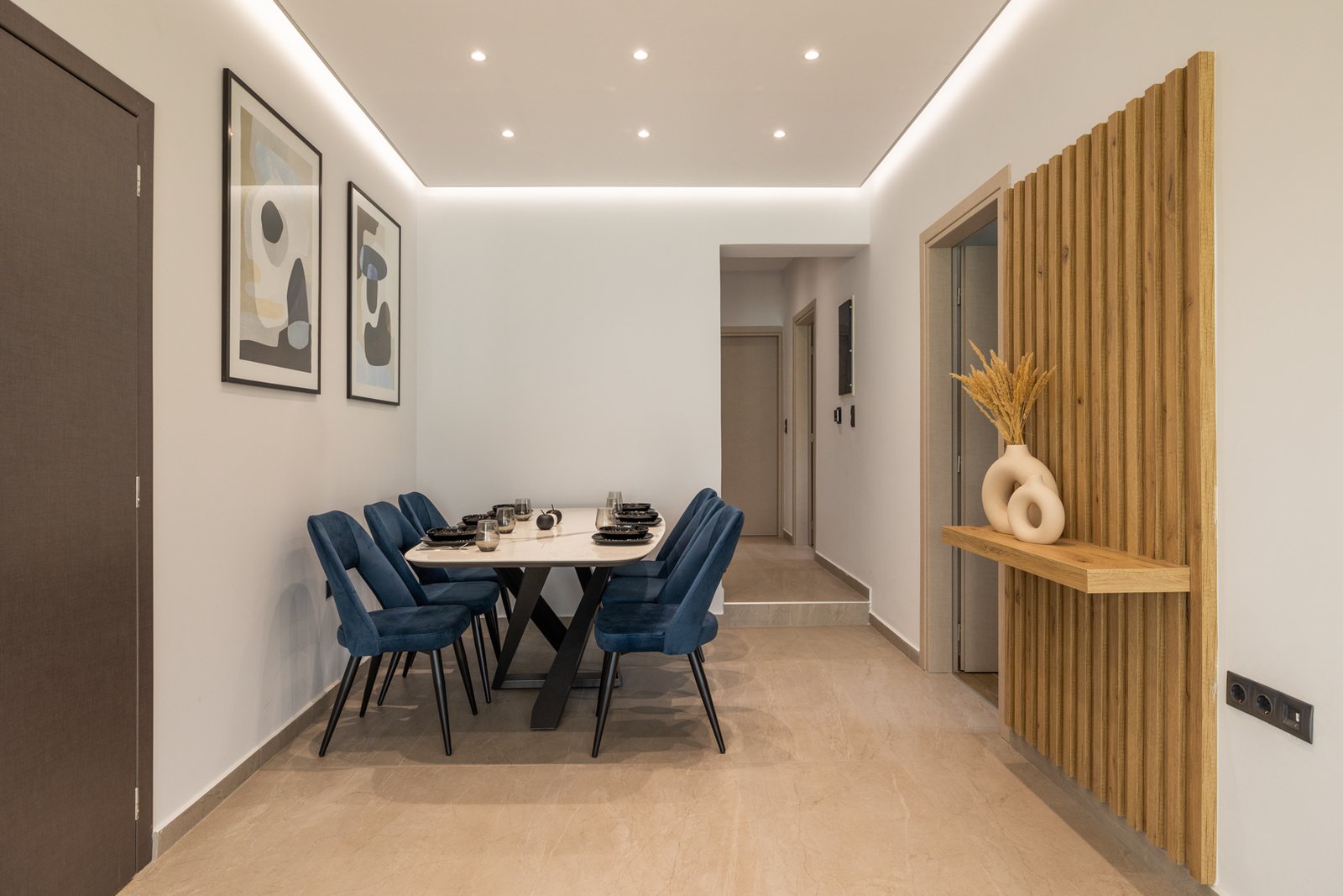 Ο χώρος καθιστικού του Otium Residence